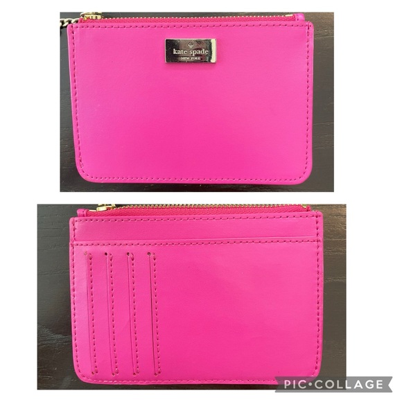 Kate Spade double strap crossbody purse & Kate Spade card holder - Picture 16 of 16